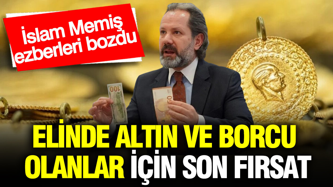 Altın ve Borç Sahipleri İçin Altın Değerlendirme Fırsatı: İslam Memiş’in Önemli Açıklamaları
